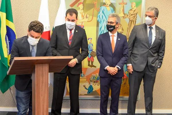 Solenidade de assinatura do acordo sobre depósitos judiciais