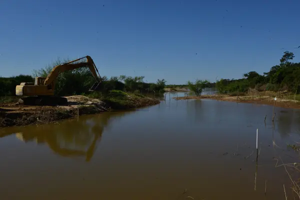 Área em que a ponte será construída