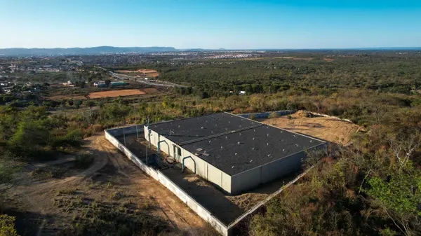 Reservatório de água de Januária que recebe água tratada do rio São Francisco