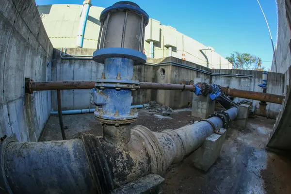 Reservatório de água de Januária que recebe água tratada do rio São Francisco