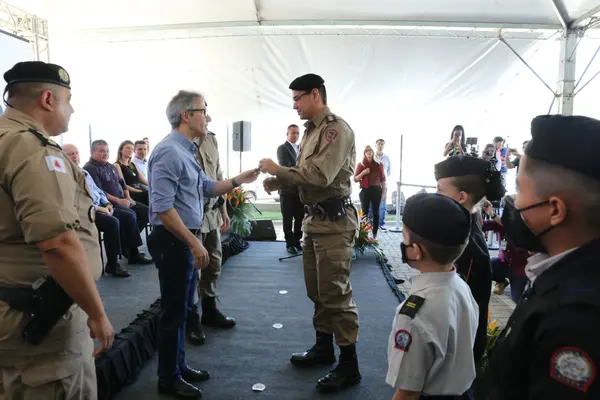 Inauguração da sede do 59º batalhão e entrega de viaturas