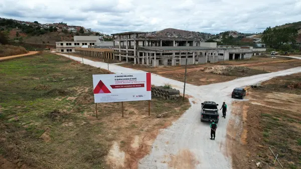Obras do Hospital Regional de Teófilo Otoni estavam paradas desde 2016