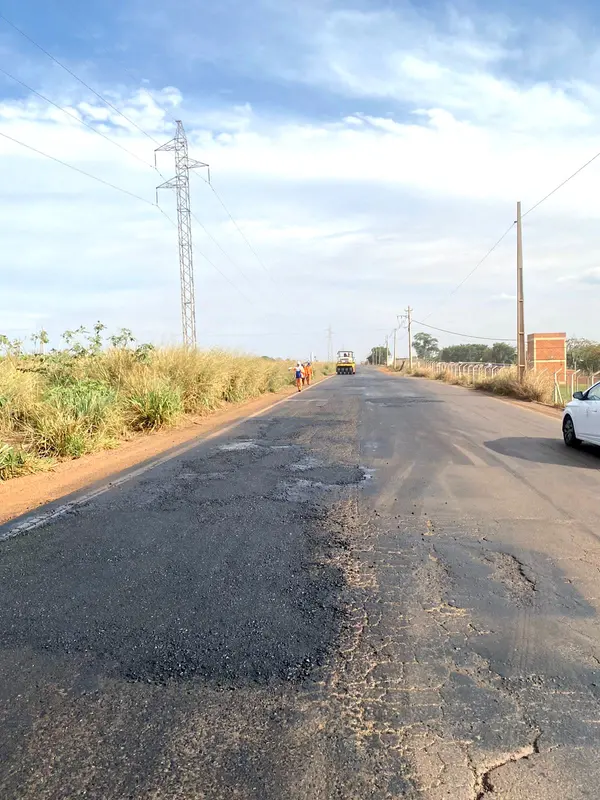 Recuperação da Avenida Filomena Cartafina, em Uberaba, já tem 10% dos serviços executados