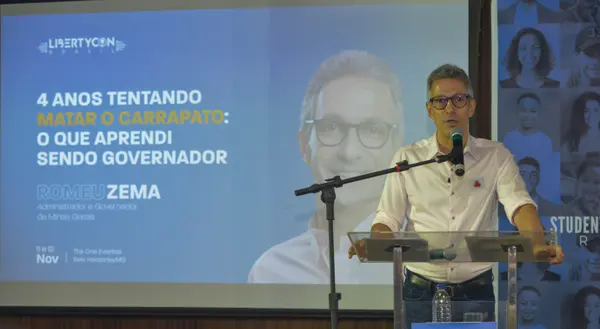 Governador participa do encerramento da 4ª edição do Libertycon Brasil, em Belo Horizonte