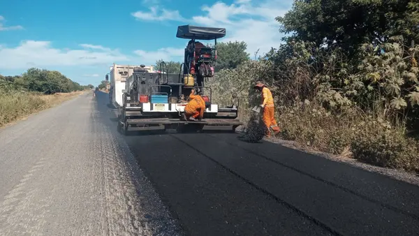 Obras de recuperação da MG-401 e LMG-633, no Norte de Minas, serão concluídas em 20 dias