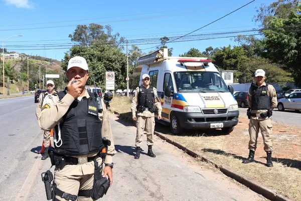Operação Padroeira do Brasil registra redução de acidentes nas rodovias de Minas sob a responsabilidade da PMMG 