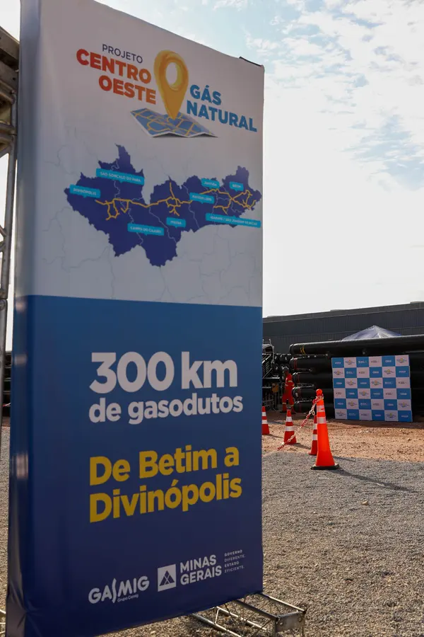 Governo de Minas anuncia início das obras do Gasoduto Centro-Oeste 
