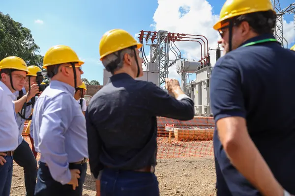 Governador vistoria obras de nova subestação que vai melhorar o fornecimento de energia para mais de 80 mil pessoas