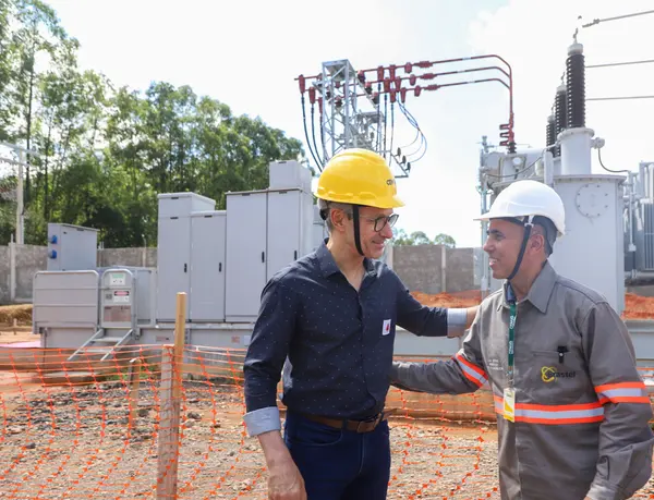 Governador vistoria obras de nova subestação que vai melhorar o fornecimento de energia para mais de 80 mil pessoas