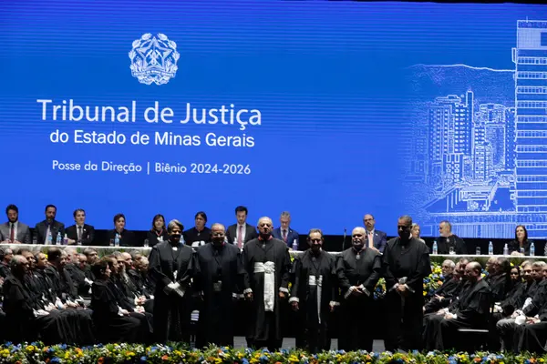Governador e vice participam de cerimônia de posse do novo presidente do Tribunal de Justiça de Minas Gerais