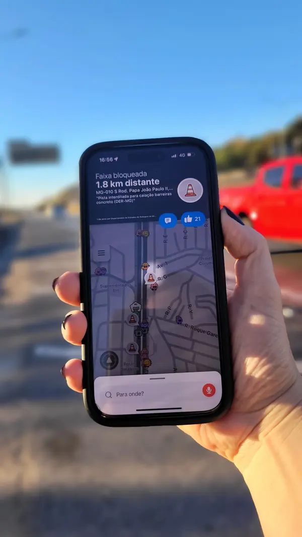 Em parceria inédita com aplicativo Waze, DER-MG atualiza informações sobre rodovias estaduais em tempo real