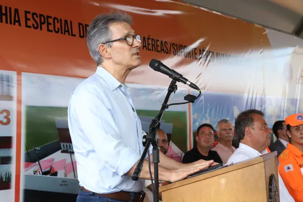 Lançamento da pedra fundamental da obra da 5ª Companhia Especial de Operações Aéreas (Ceoa) e Suporte Aéreo Avançado de Vida (SAAV), em Juiz de Fora