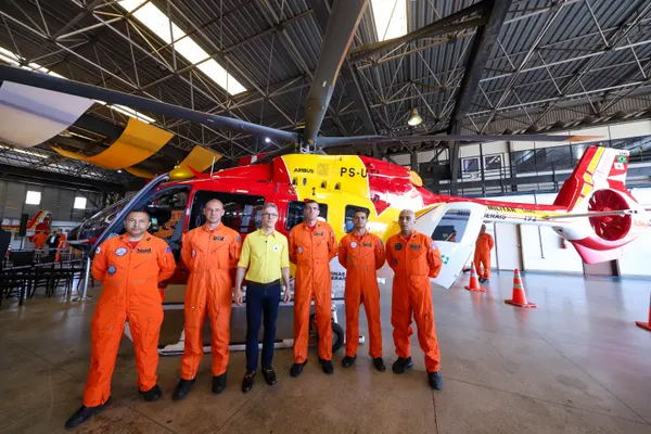 Governo de Minas entrega novos helicópteros para resgate aeromédico e de emergência no estado