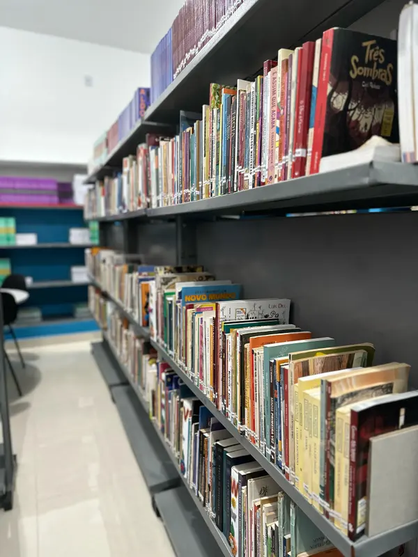 Nova biblioteca da Escola Estadual Doutor João Nogueira de Almeida