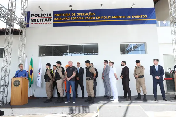 Governo de Minas inaugura novo batalhão especializado para reforçar segurança em grandes eventos