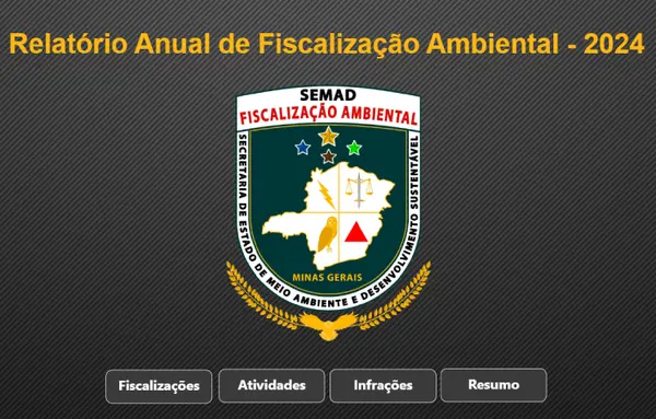 Minas Gerais amplia transparência com novo relatório de fiscalização ambiental moderno e interativo