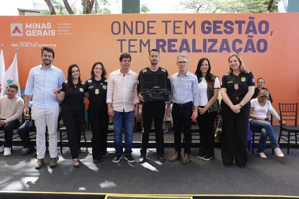 A Polícia Civil também recebeu um drone e uma viatura descaracterizada para a nova unidade da Deam de Ibirité