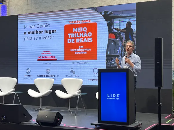 Em São Paulo, governador de Minas apresenta resultados obtidos no estado e debate os desafios futuros do Brasil