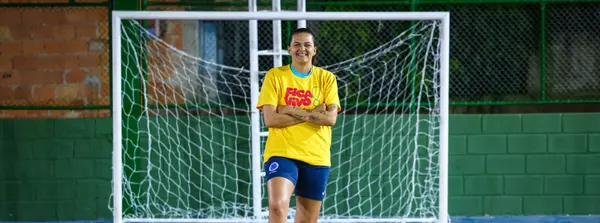Atleta que passou pelo Fica Vivo!, do Governo de Minas, chega ao futsal feminino do Cruzeiro