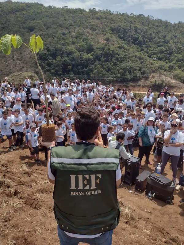 Plantio de 2 mil mudas mobiliza estudantes e fortalece educação ambiental em Lima Duarte