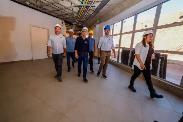 Governo de Minas vistoria obras do Hospital Regional de Governador Valadares, que avançam dentro do cronograma