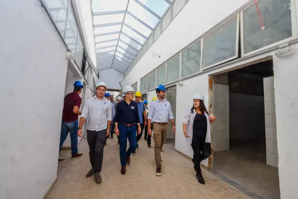 Governo de Minas vistoria obras do Hospital Regional de Governador Valadares, que avançam dentro do cronograma