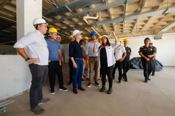 Governo de Minas vistoria obras do Hospital Regional de Governador Valadares, que avançam dentro do cronograma