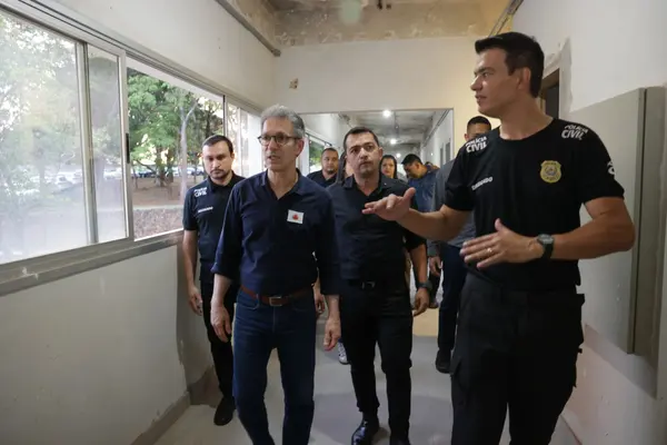 Governo de Minas confere andamento das obras da nova sede da Delegacia Regional de Polícia Civil em Araxá 