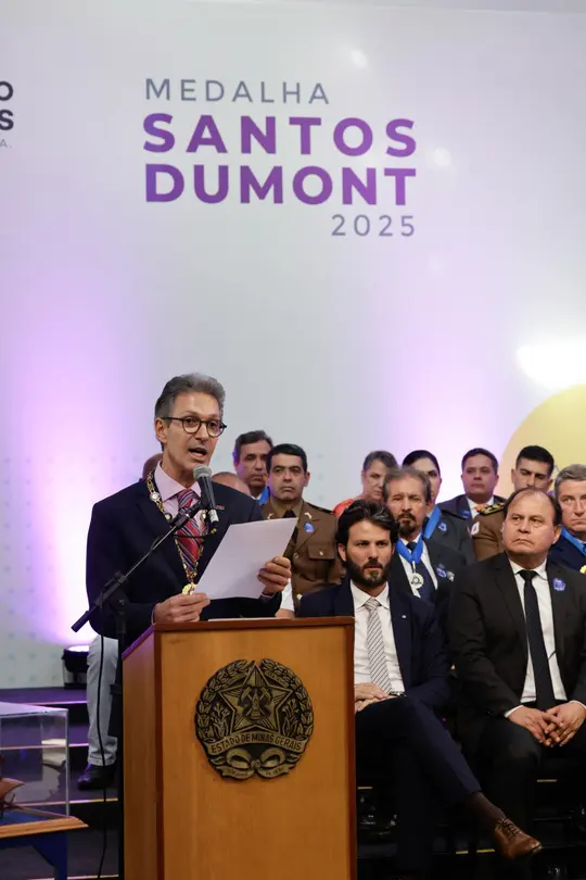 Governo de Minas entrega Medalha Santos Dumont a personalidades e instituições de destaque em 2025