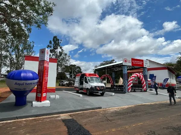 Inauguração do Samu em Fronteira