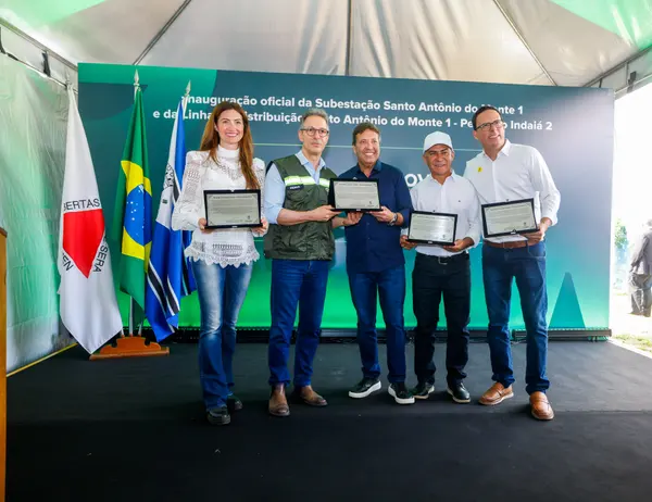 Governo de Minas entrega subestação da Cemig que beneficiará 50 mil moradores no Centro-Oeste do estado