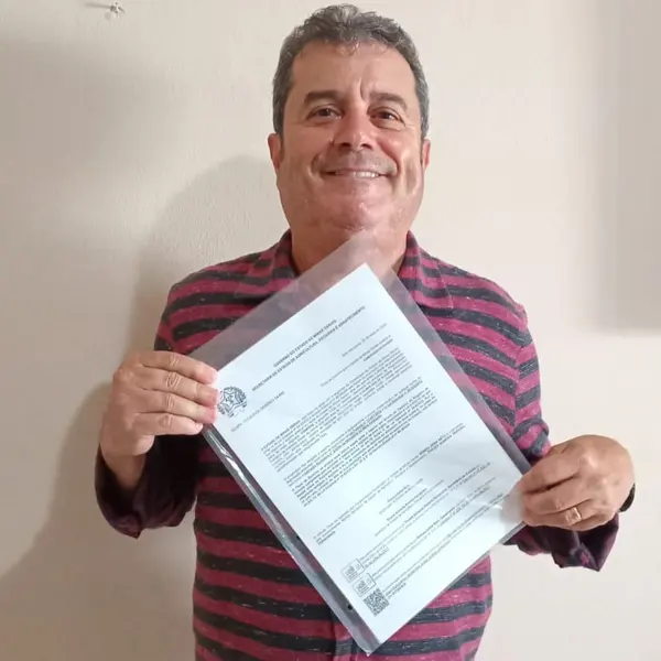"Estou me sentindo muito feliz agora pois era considerado um posseiro. Hoje, sou o proprietário", comemora o produtor rural Gilmar Dias de Oliveira, de São José do Divino