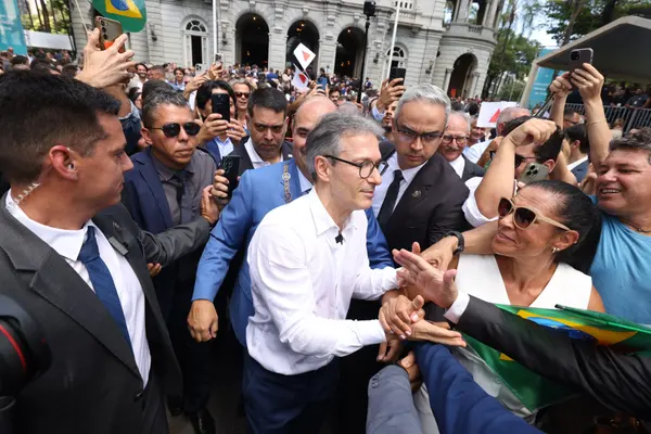 Governo de Minas realiza cerimônia de transmissão do cargo de governador de Romeu Zema para Mateus Simões