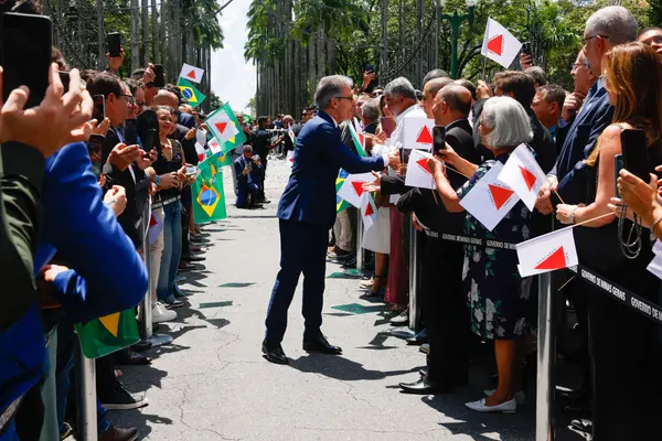 Governo de Minas realiza cerimônia de transmissão do cargo de governador de Romeu Zema para Mateus Simões