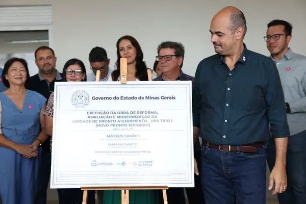 Governo de Minas vistoria obras da primeira Unidade de Pronto Atendimento de Coromandel