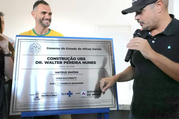 Governo de Minas vistoria nova Unidade Básica de Saúde (UBS) de Patrocínio