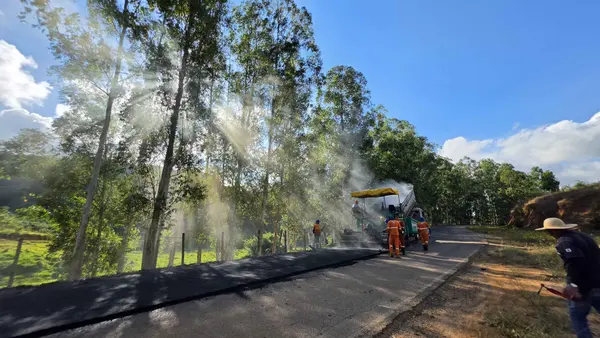 Governo de Minas vistoria obras de recuperação funcional da rodovia LMG-845, na Zona da Mata