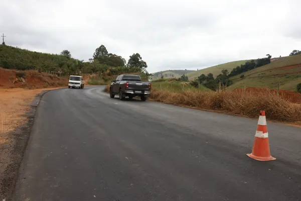 Governo de Minas vistoria obras de recuperação funcional da rodovia LMG-845, na Zona da Mata