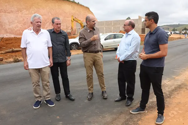 Governo de Minas vistoria obras de recuperação funcional da rodovia LMG-845, na Zona da Mata