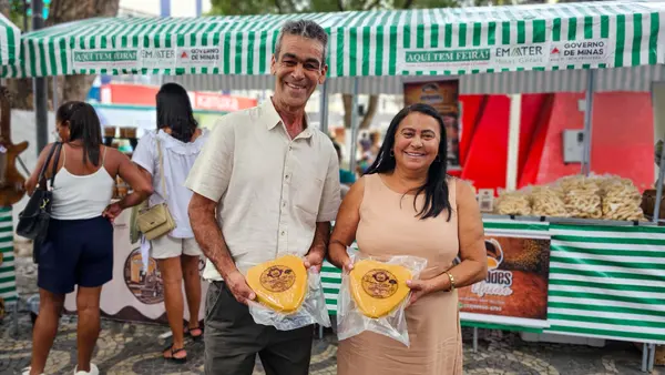 Neusa Lopes e o marido produzem o requeijão moreno há 27 anos