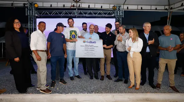 Governo de Minas vistoria obras de Unidade Básica de Saúde em Carmo do Rio Claro