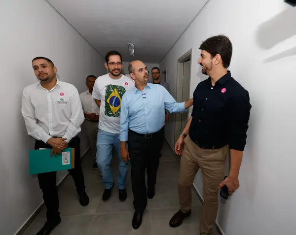 Governo de Minas vistoria obras de Unidade Básica de Saúde em Carmo do Rio Claro