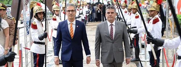 Na cerimônia, foi firmado o compromisso constitucional, com leitura do termo de posse