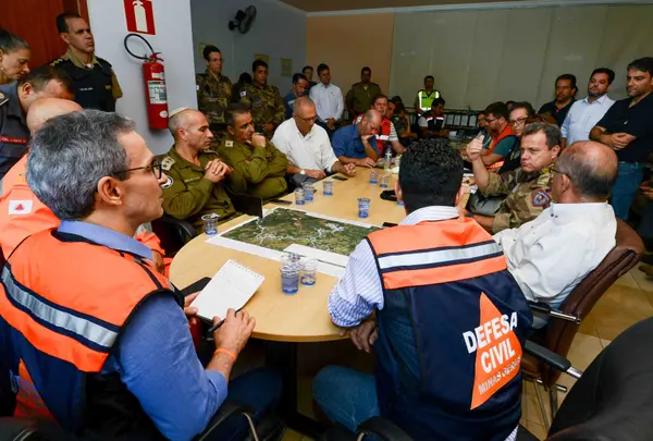 Foi realizada reunião de alinhamento entre as forças de segurança do Estado e integrantes da delegação de Israel