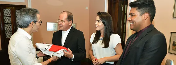 Reunião desta terça-feira (26/2) permitiu a abordagem de temas comuns entre a Igreja e o Governo do Estado