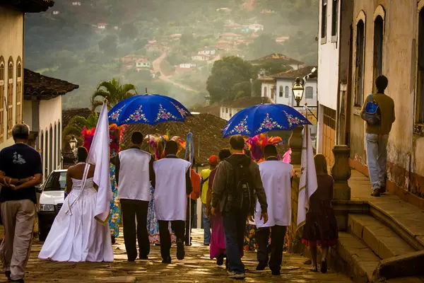 A tradicional festa de Nossa Senhora do Rosário dos Homens Pretos, no município de Serro