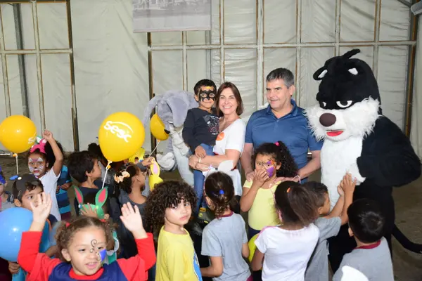 Programação foi preparada para diversas crianças de creches da RMBH