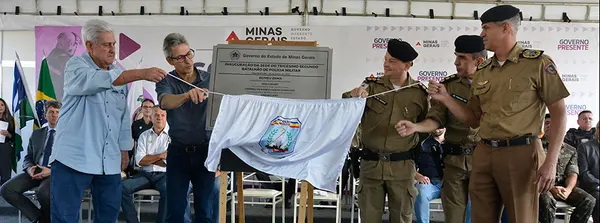 Governo de Minas inaugura Batalhão da PM e entrega veículos para reforçar a segurança pública no Triângulo Mineiro