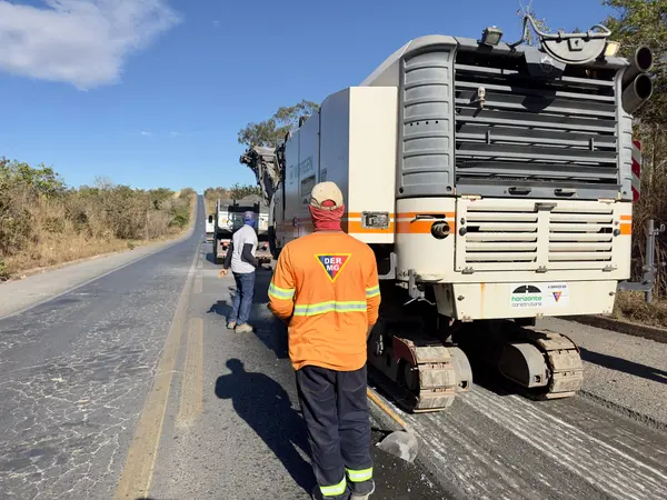 Intervenções na MG-259, entre Curvelo e Felixlândia
