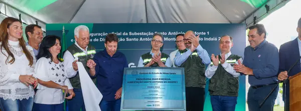 Governo de Minas entrega subestação da Cemig que beneficiará 50 mil moradores no Centro-Oeste do estado